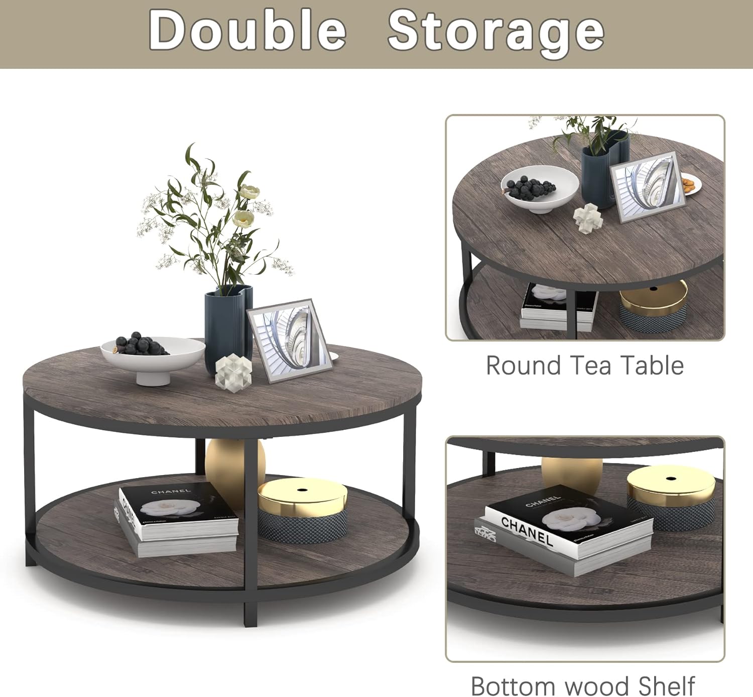 NSdirect Round Coffee Table - Image 7