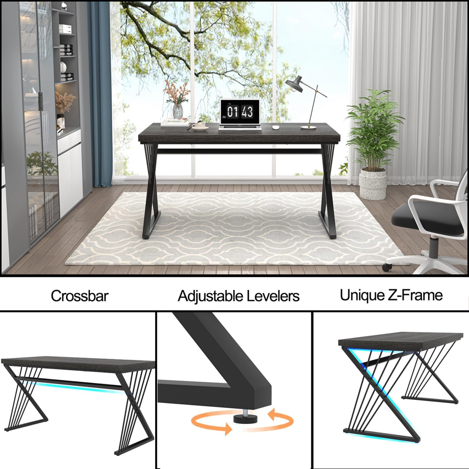 Modern Home Office Desk - Image 2