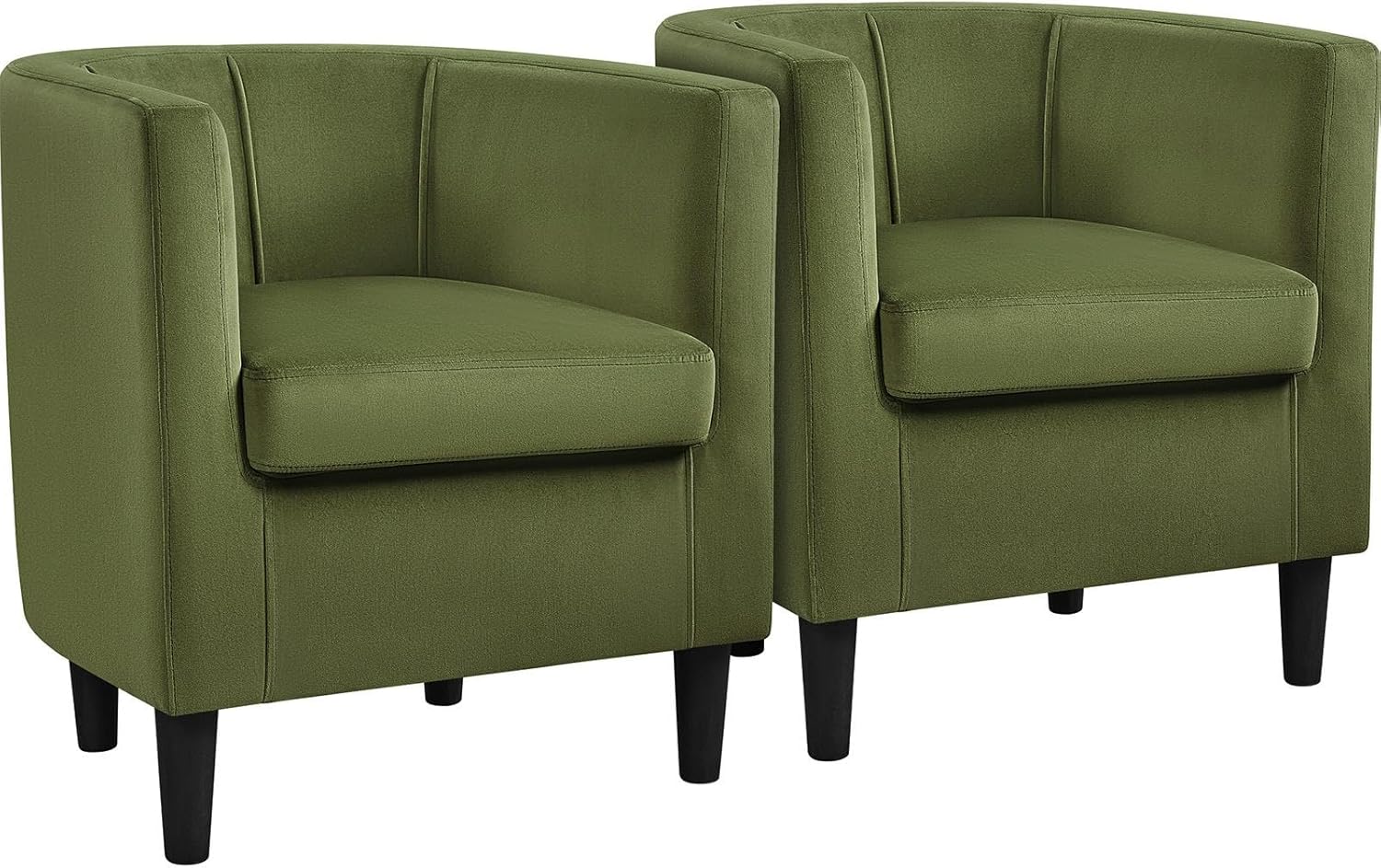 Velvet Accent Chairs Set