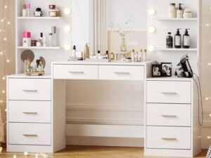 Vanity Desk with Mirror