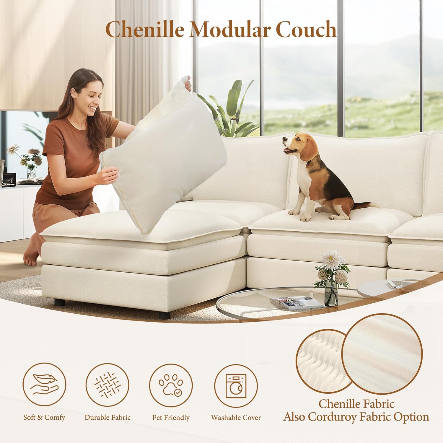 Modular Sectional Sofa - Image 7