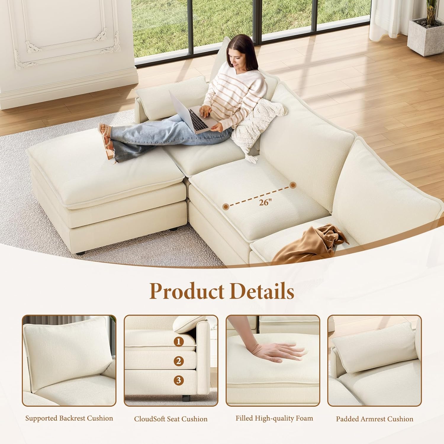 Modular Sectional Sofa - Image 2