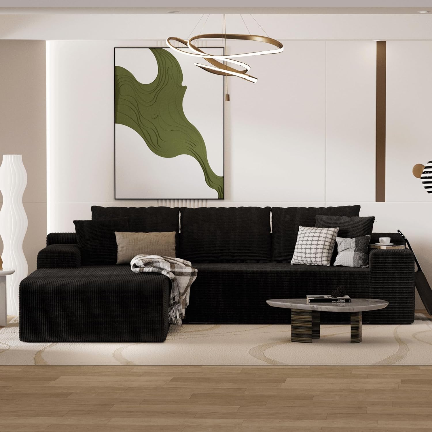 Deep Seat L-Shape Sofa - Image 8