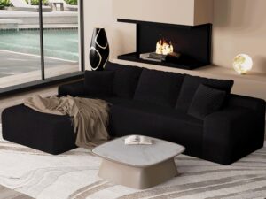 Deep Seat L-Shape Sofa