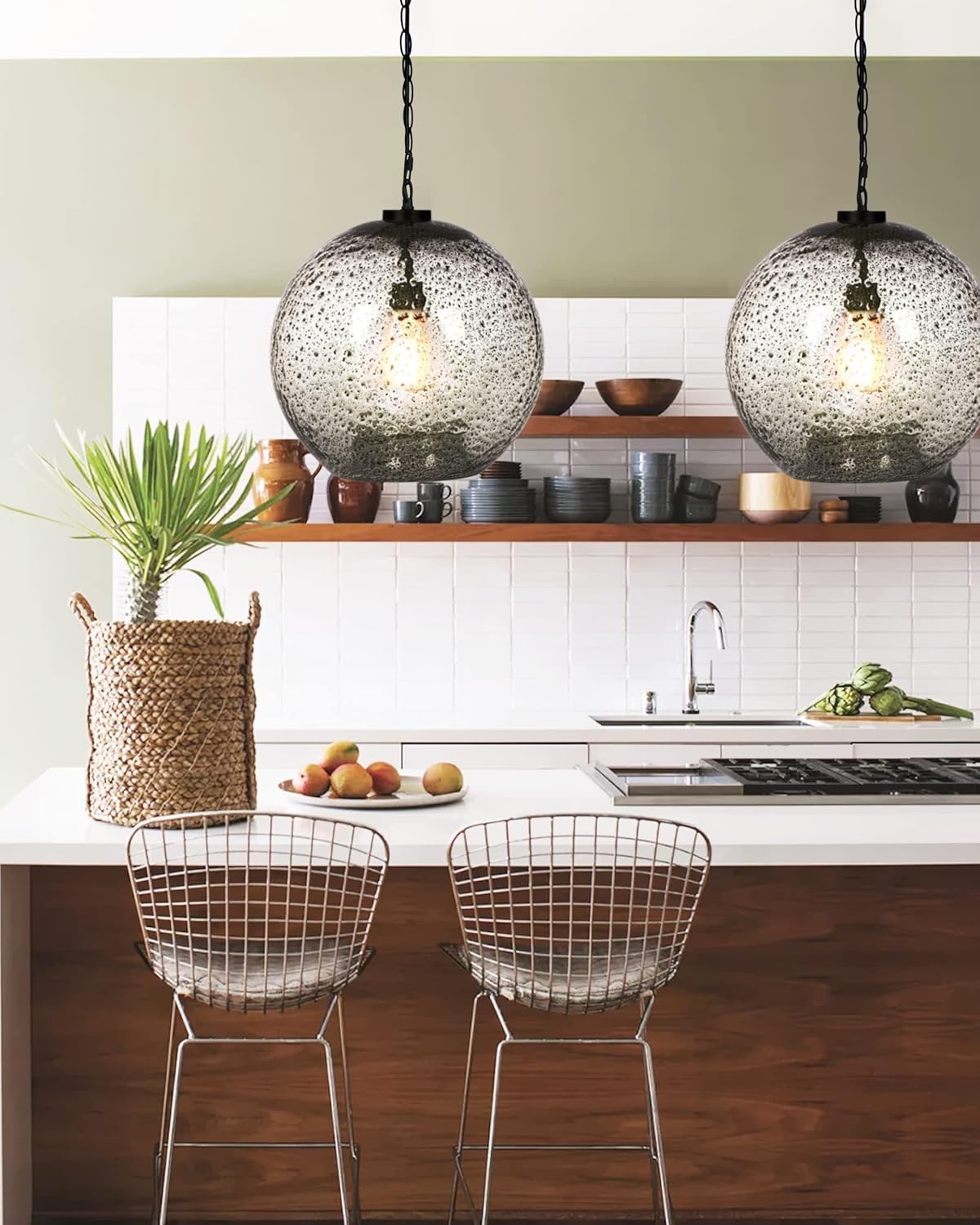 Blown Glass Pendant - Image 8